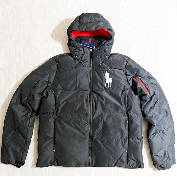Polo Ralph Lauren Big Pony Hooded Down Puffer Jacket - Picture 3 of 16